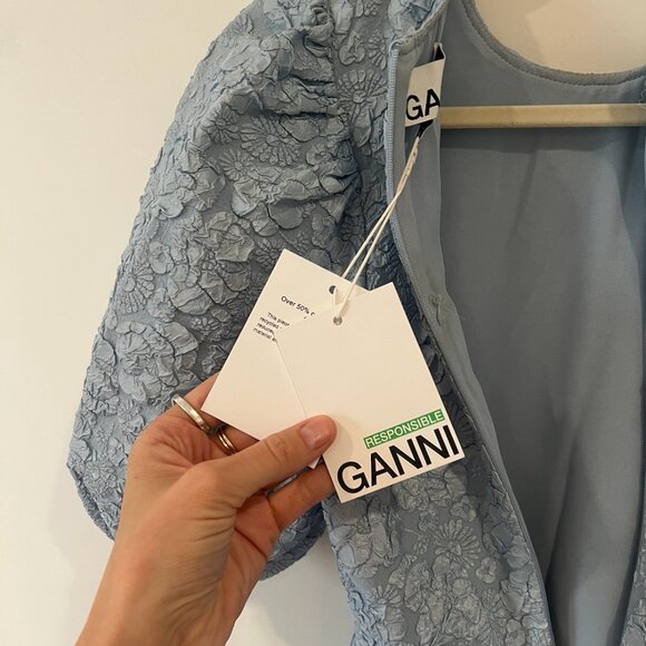 GANNI blue dress - Picture 2 of 2